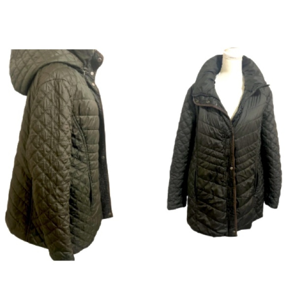 Marc New York Andrew Marc Olive Green Full Zip Puffer Jacket - Size XXL - Picture 12 of 12